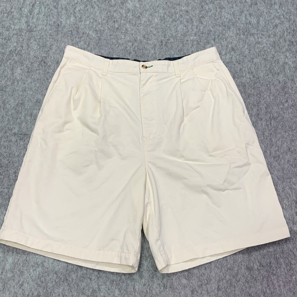 Tommy Hilfiger Golf Chino Pleated Khaki Shorts Men's Size 36 - 100% Cotton